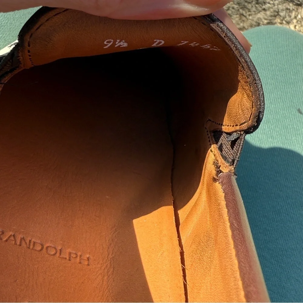 Allen Edmonds Men's Randolph 2.0 Leather Slip-On Sneakers Brown Size 9.5 D $350